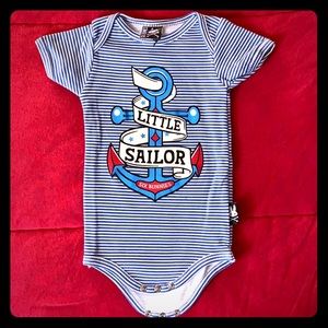 Baby romper Little Sailor  print size 6-12M